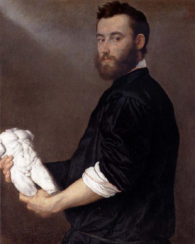MORONI, Giovanni Battista The Sculptor Alessandro Vittoria Norge oil painting art